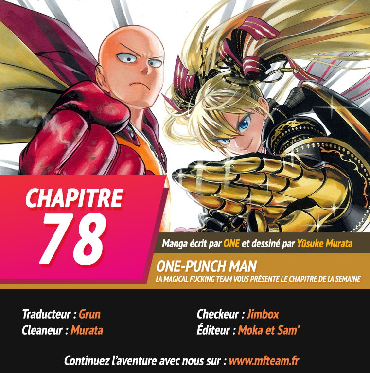 Lecture en ligne One Punch Man 78 page 1