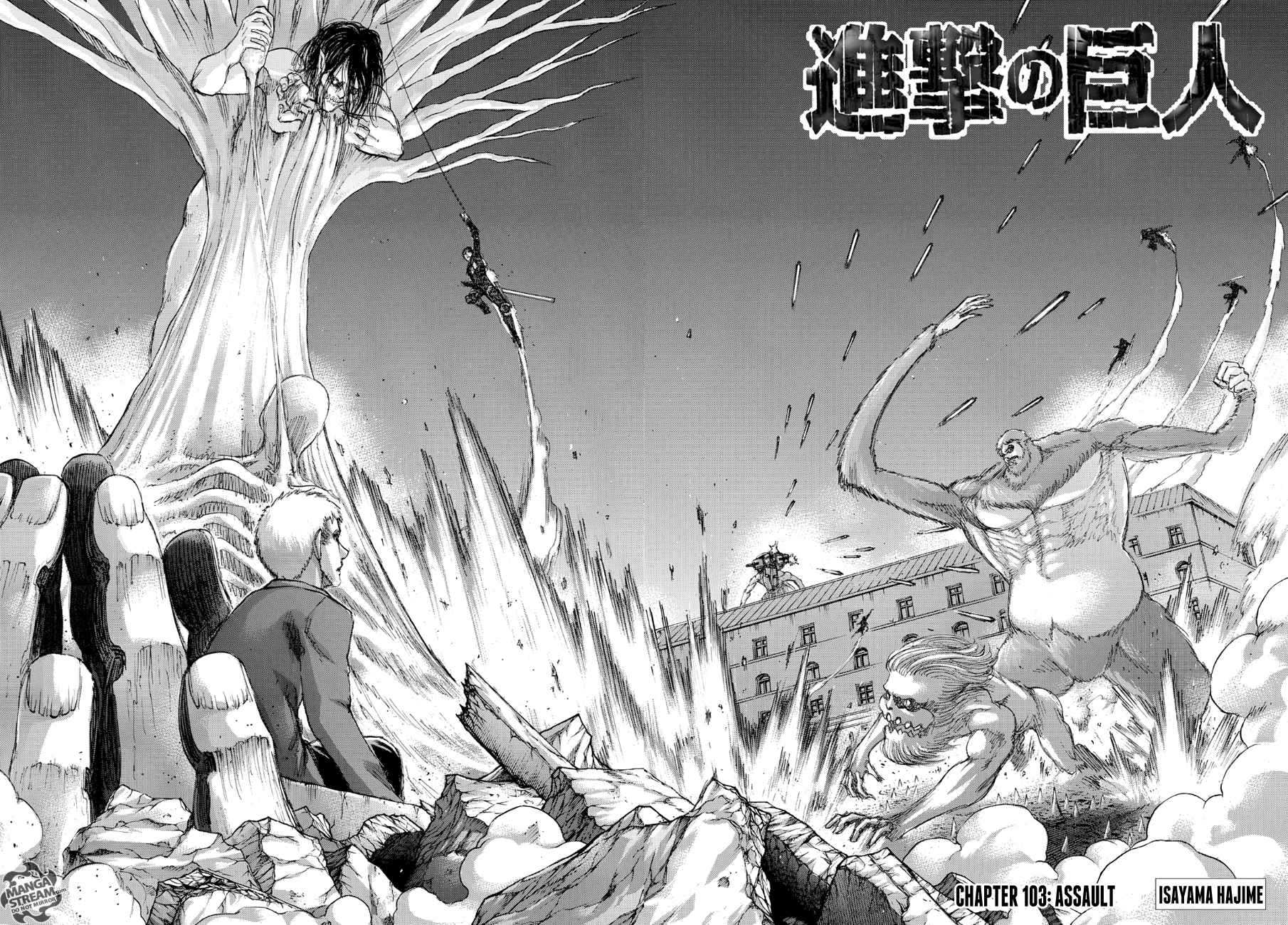 Lecture en ligne Shingeki No Kyojin 103 page 3