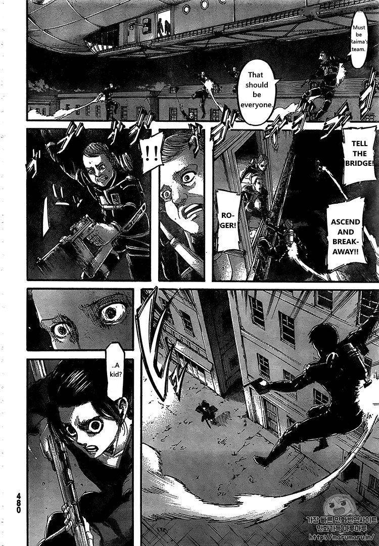 Lecture en ligne Shingeki No Kyojin 105 page 16