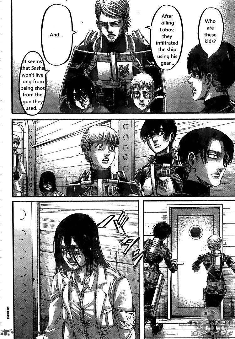 Lecture en ligne Shingeki No Kyojin 105 page 36
