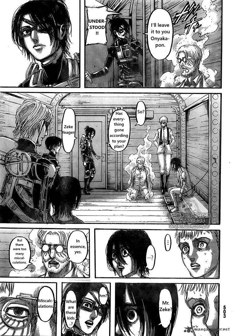 Lecture en ligne Shingeki No Kyojin 105 page 37