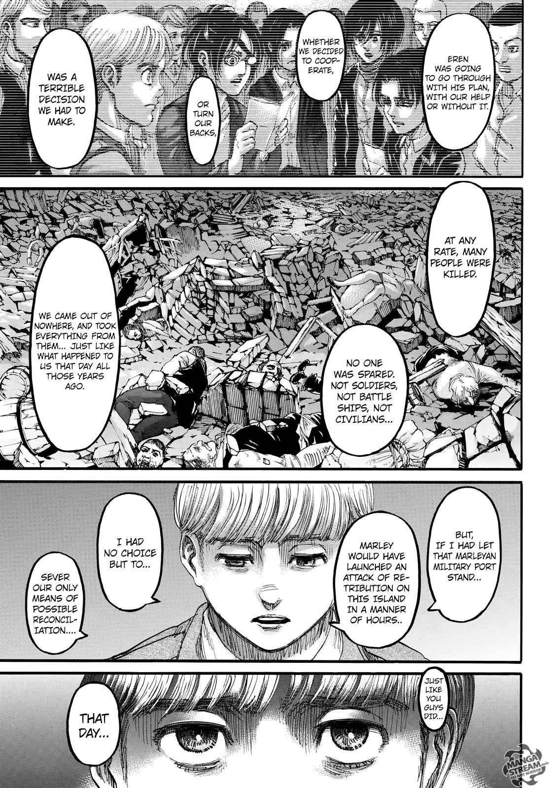 Lecture en ligne Shingeki No Kyojin 106 page 42