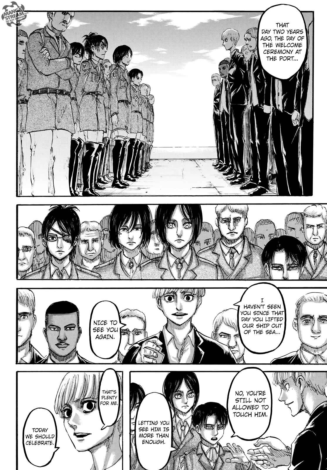 Lecture en ligne Shingeki No Kyojin 107 page 5