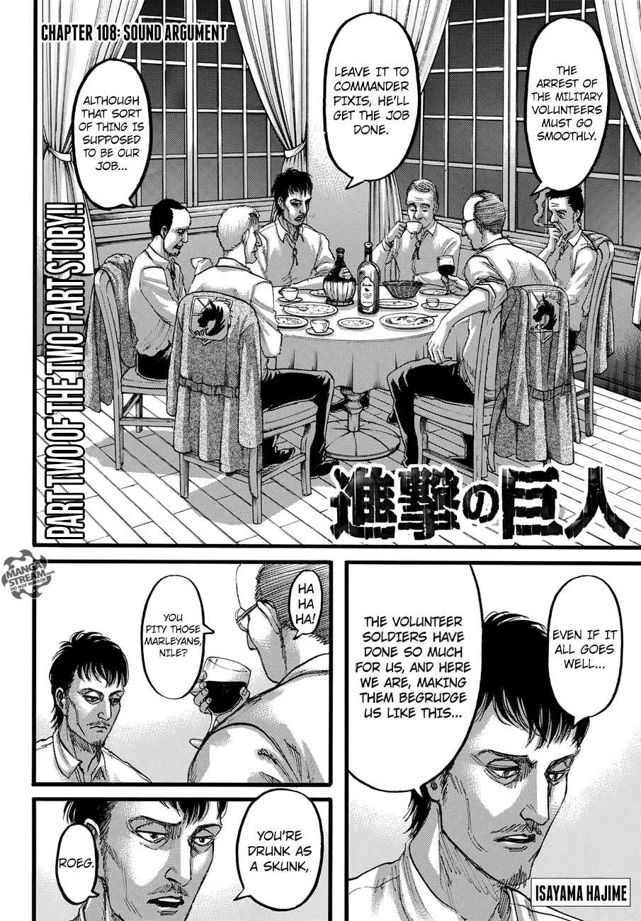 Lecture en ligne Shingeki No Kyojin 108 page 3