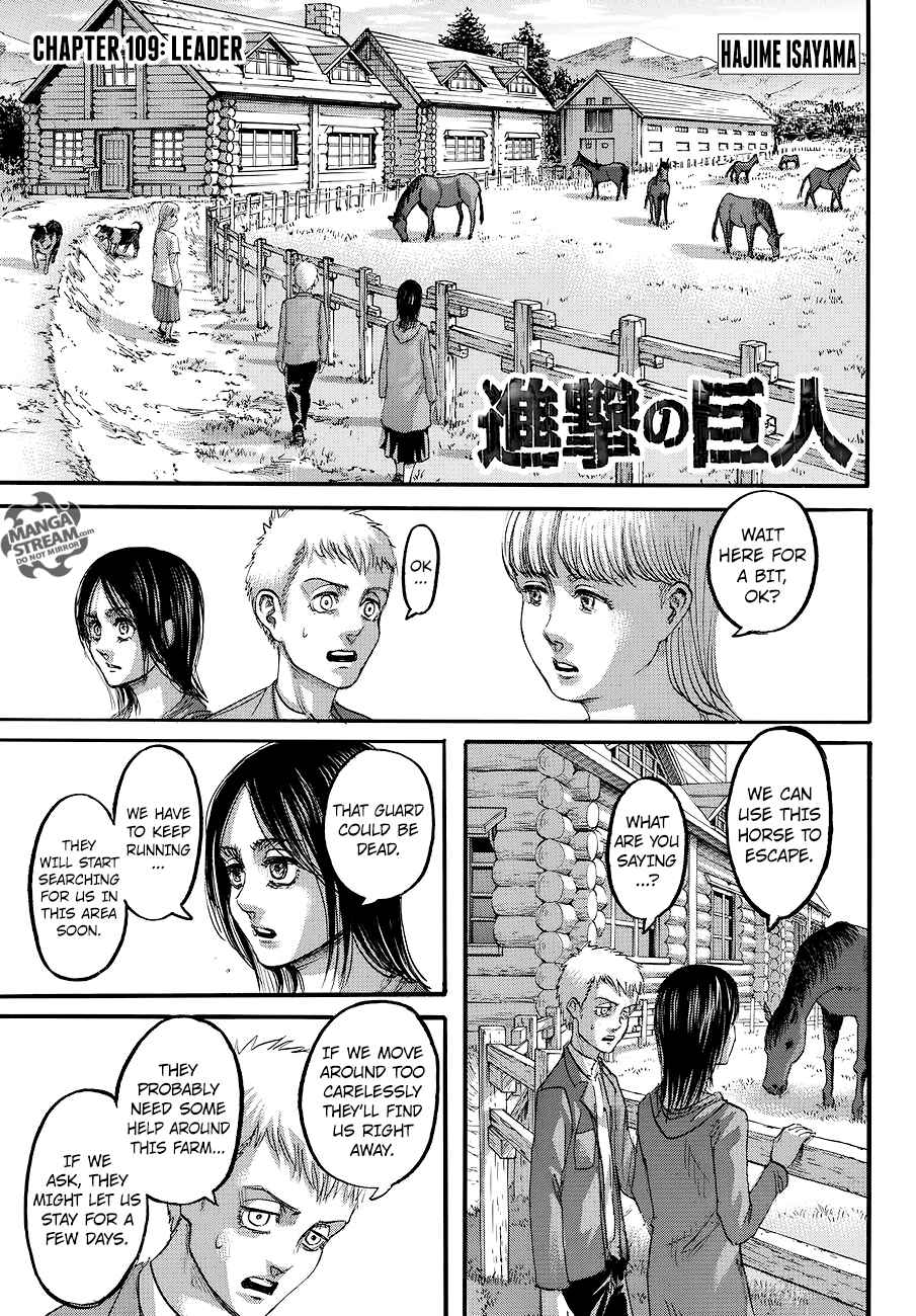 Lecture en ligne Shingeki No Kyojin 109 page 3