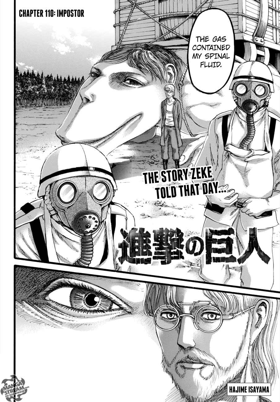 Lecture en ligne Shingeki No Kyojin 110 page 3