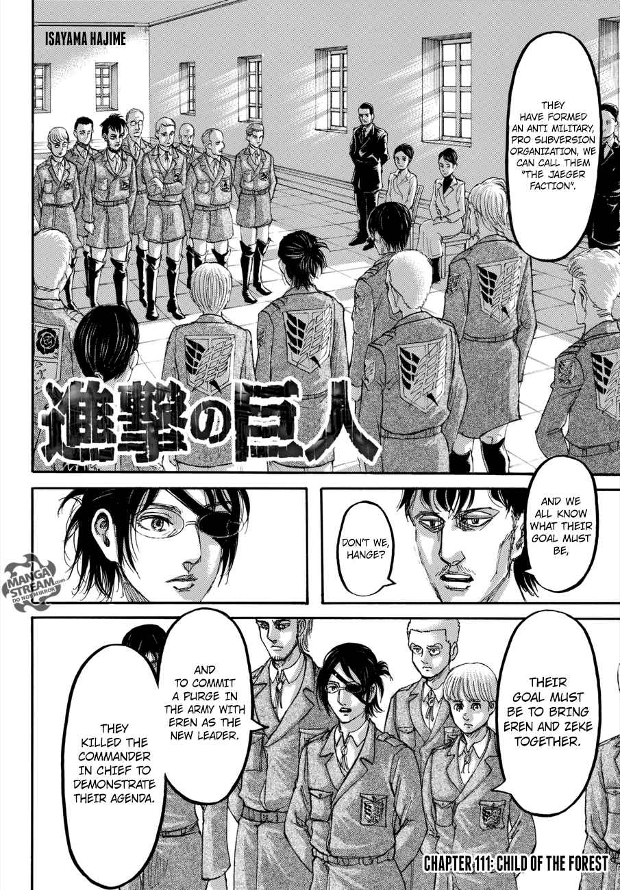 Lecture en ligne Shingeki No Kyojin 111 page 3