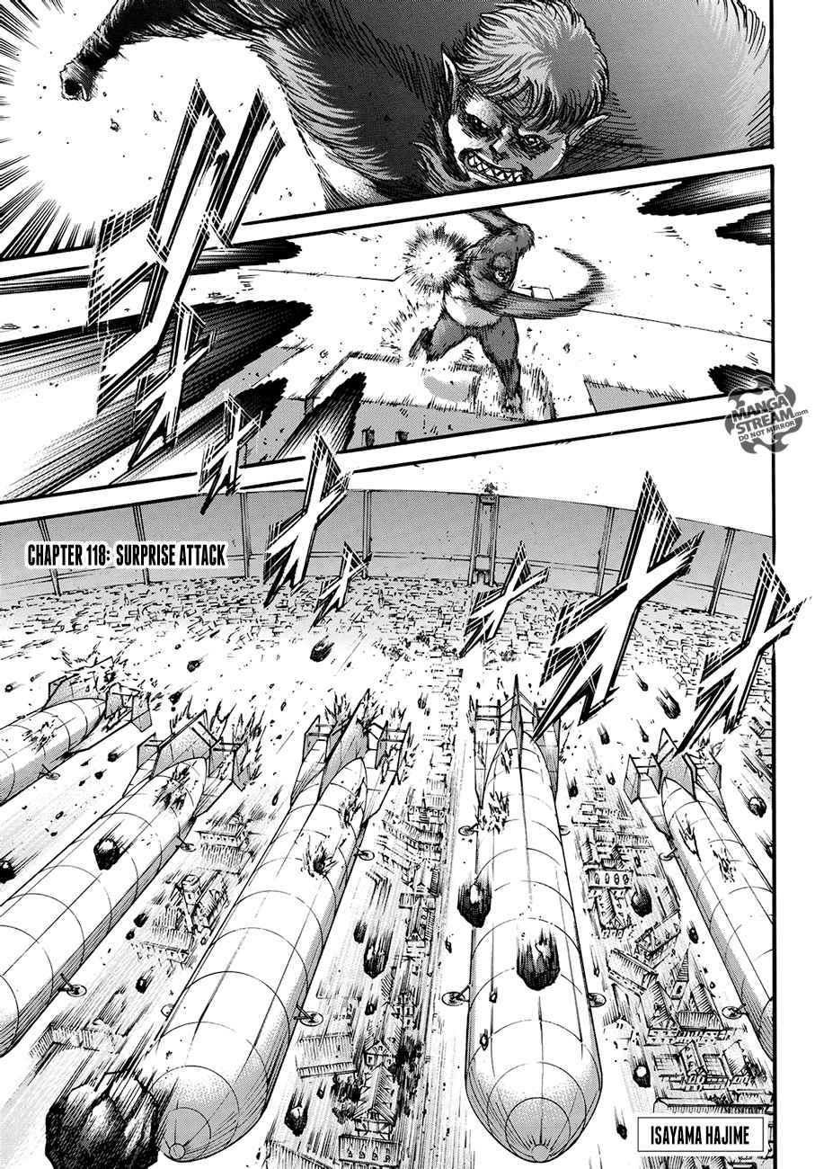 Lecture en ligne Shingeki No Kyojin 118 page 1