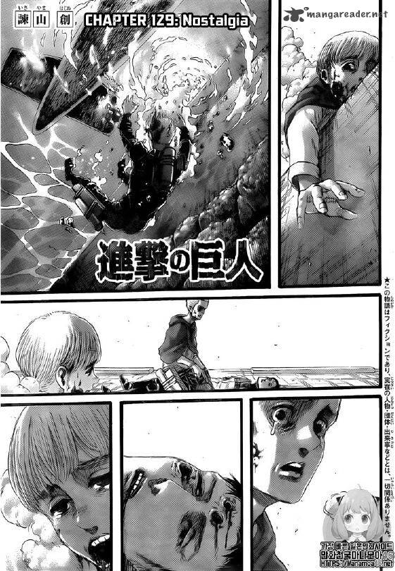 Lecture en ligne Shingeki No Kyojin 129 page 2