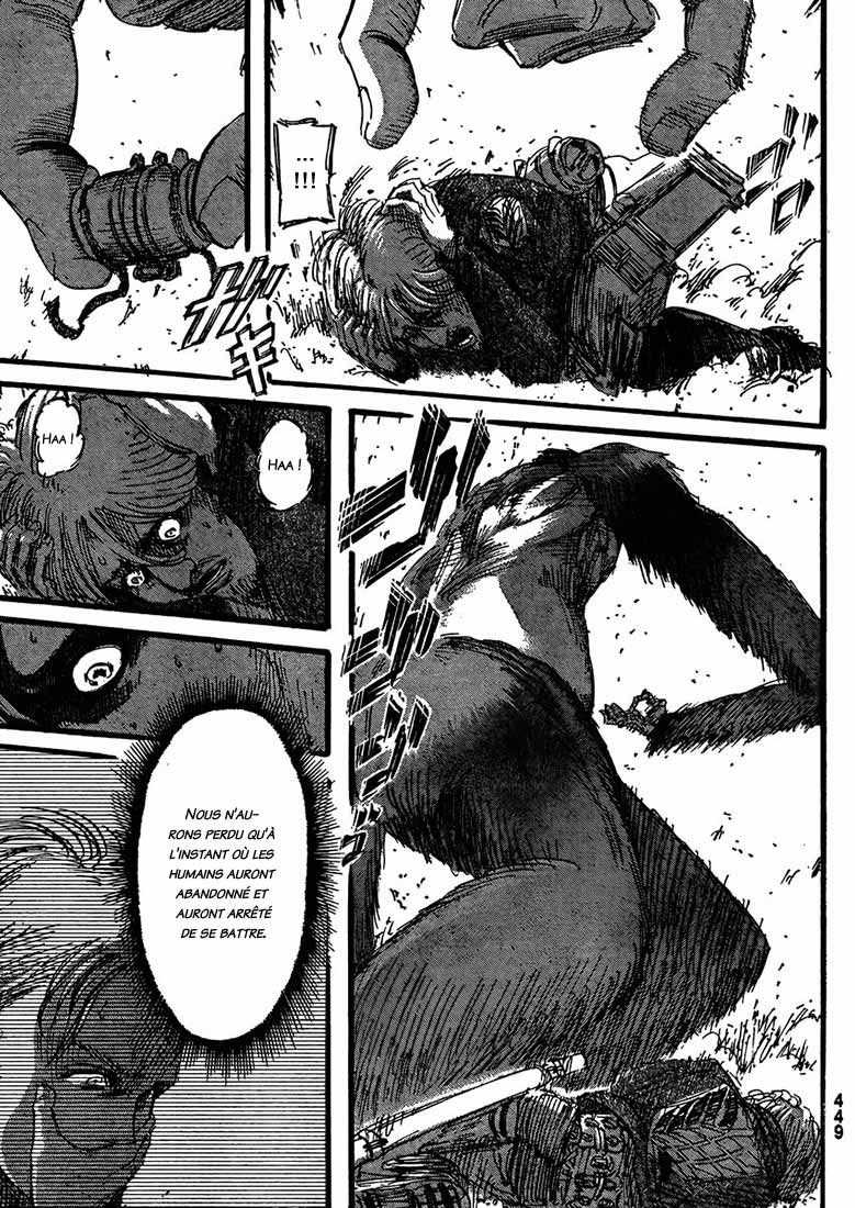 Lecture en ligne Shingeki No Kyojin 35 page 40