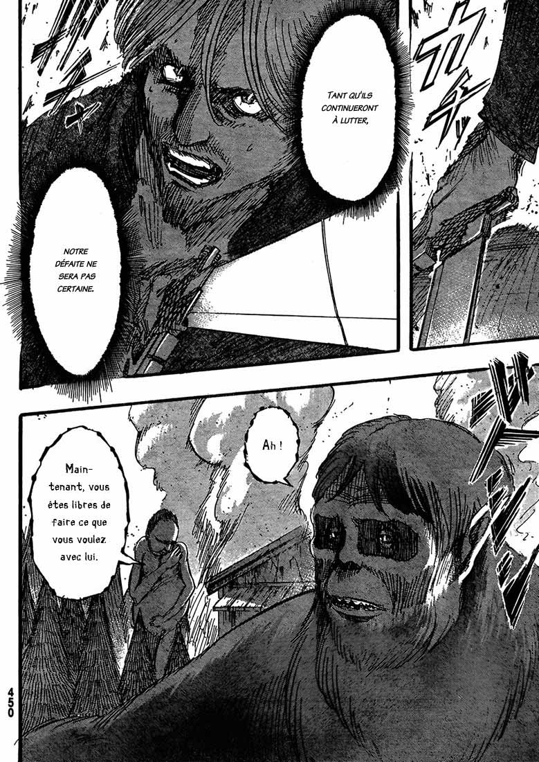 Lecture en ligne Shingeki No Kyojin 35 page 41