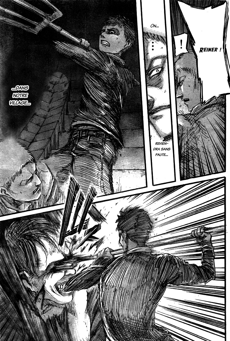 Lecture en ligne Shingeki No Kyojin 39 page 23