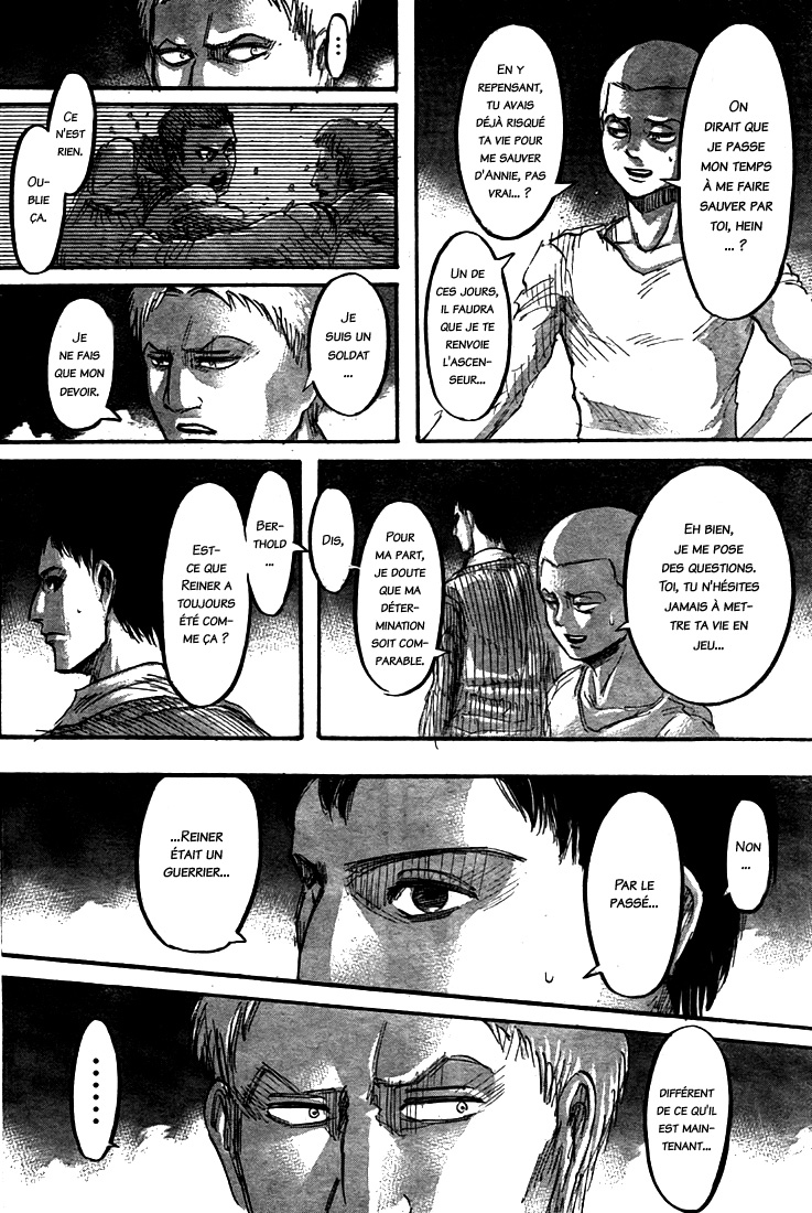 Lecture en ligne Shingeki No Kyojin 39 page 36