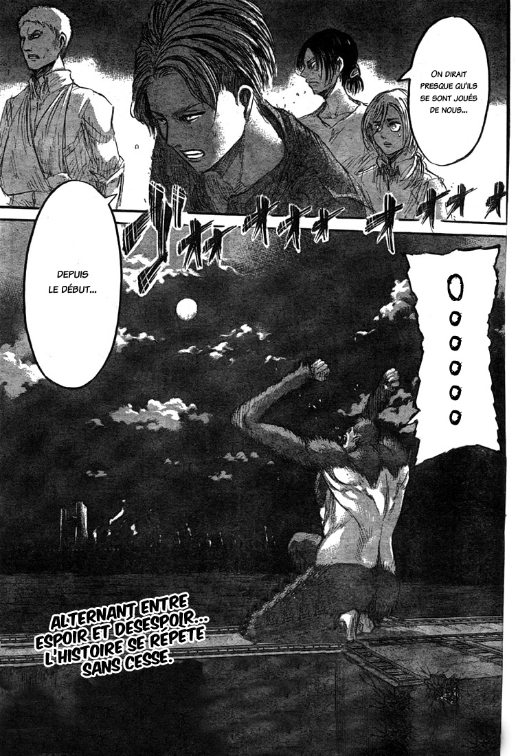 Lecture en ligne Shingeki No Kyojin 39 page 45