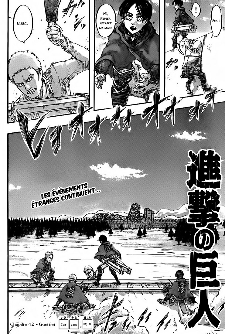 Lecture en ligne Shingeki No Kyojin 42 page 3