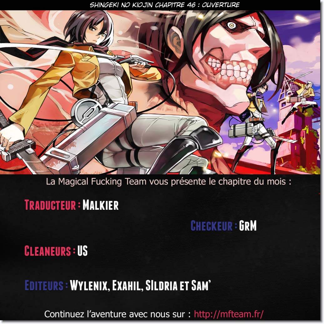Lecture en ligne Shingeki No Kyojin 46 page 1