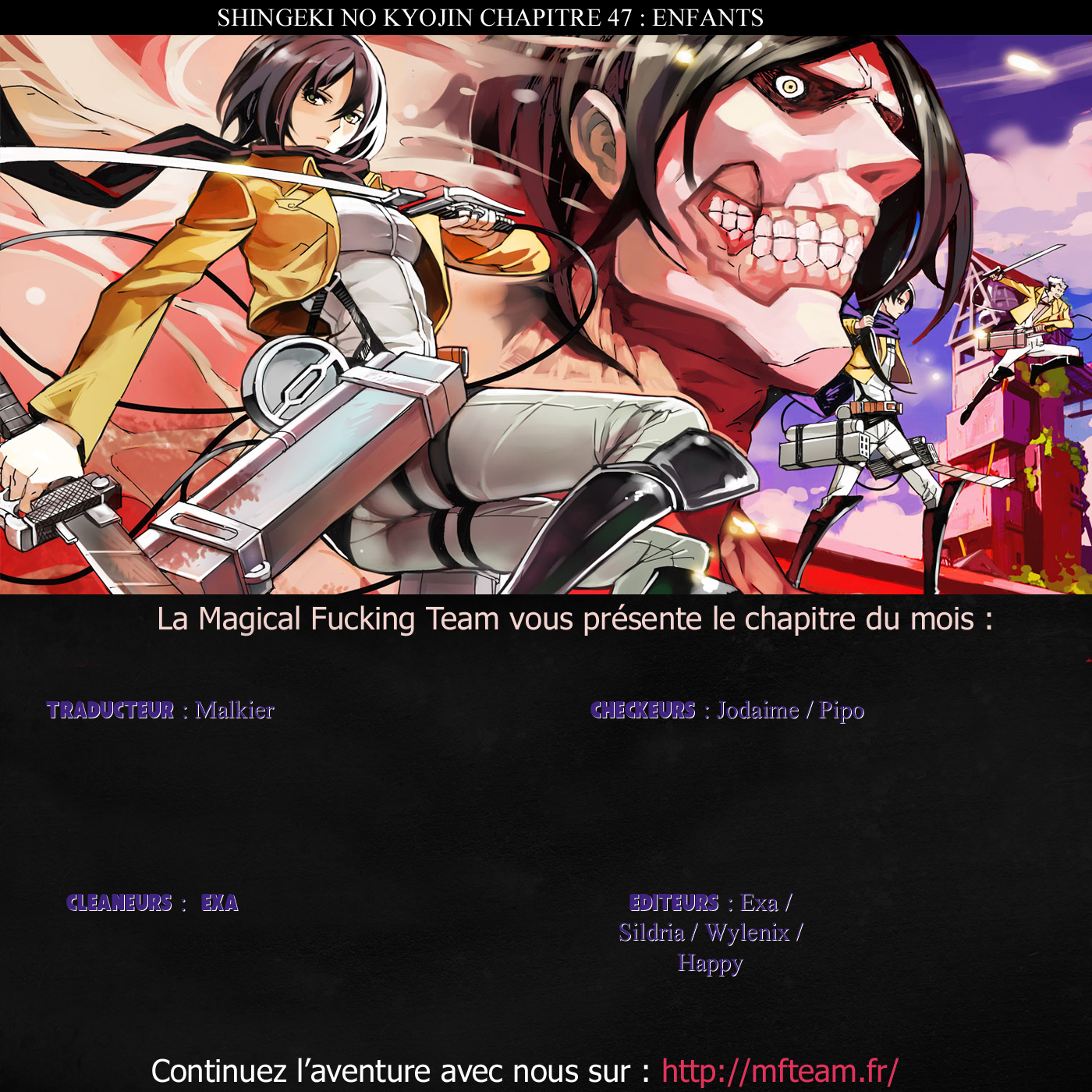 Lecture en ligne Shingeki No Kyojin 47 page 1