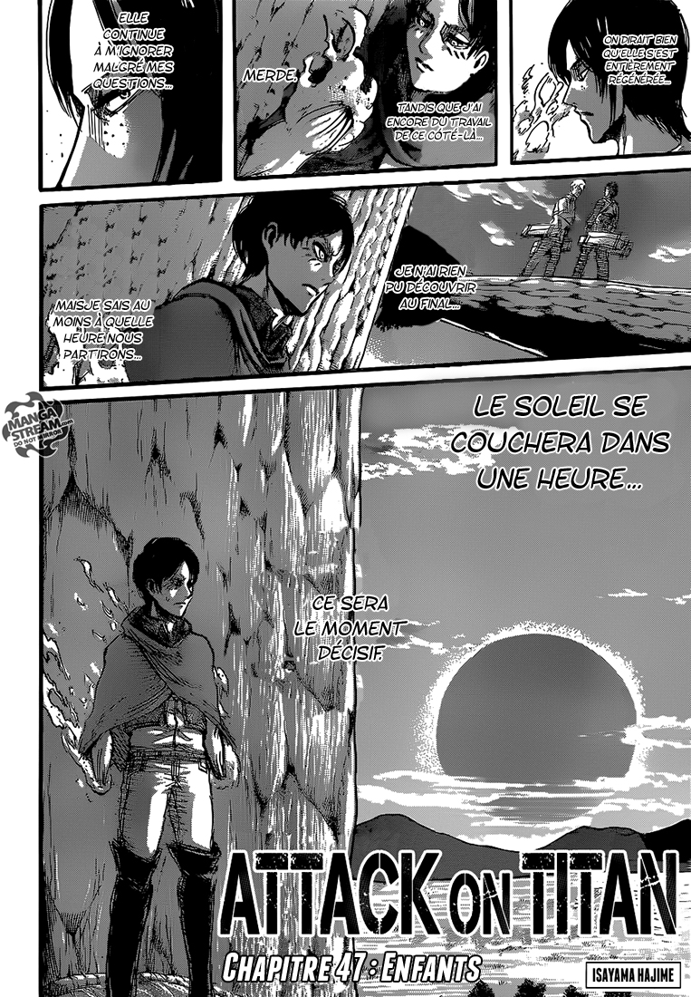 Lecture en ligne Shingeki No Kyojin 47 page 3