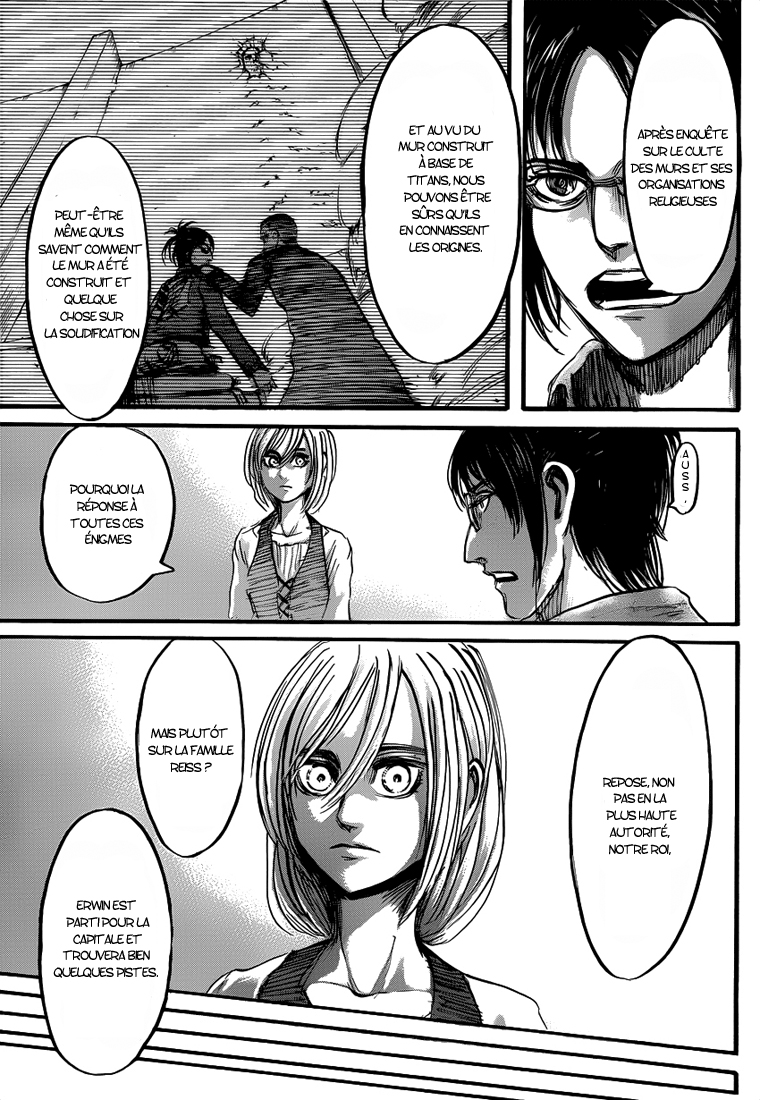 Lecture en ligne Shingeki No Kyojin 53 page 22