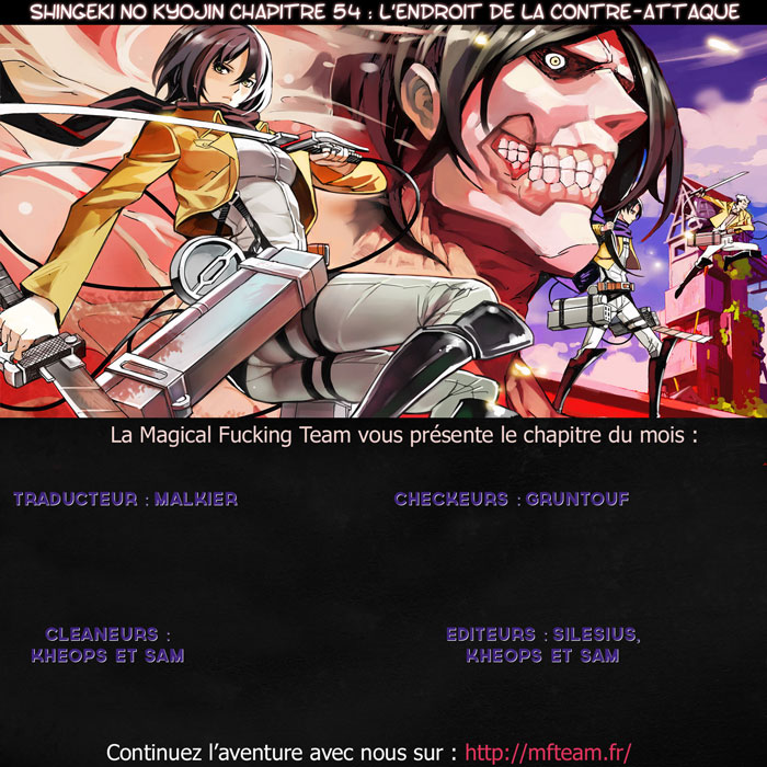 Lecture en ligne Shingeki No Kyojin 54 page 1