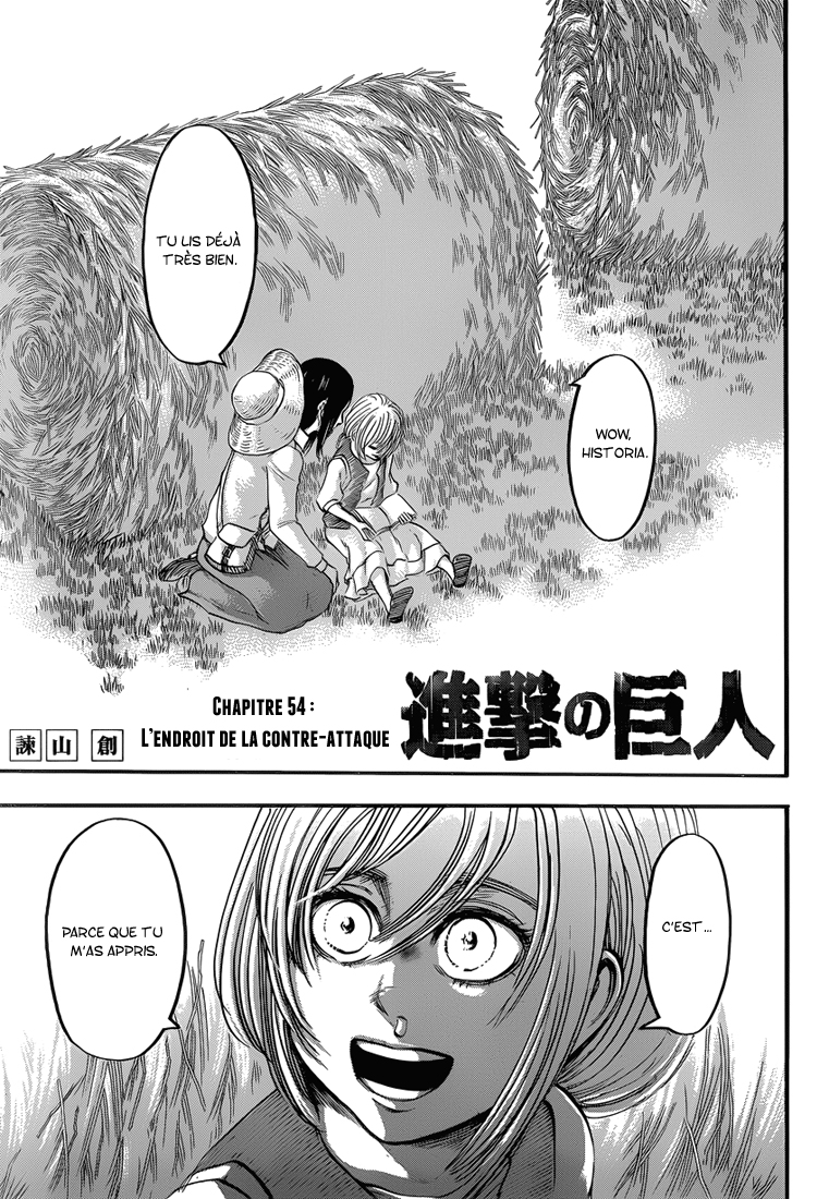 Lecture en ligne Shingeki No Kyojin 54 page 2