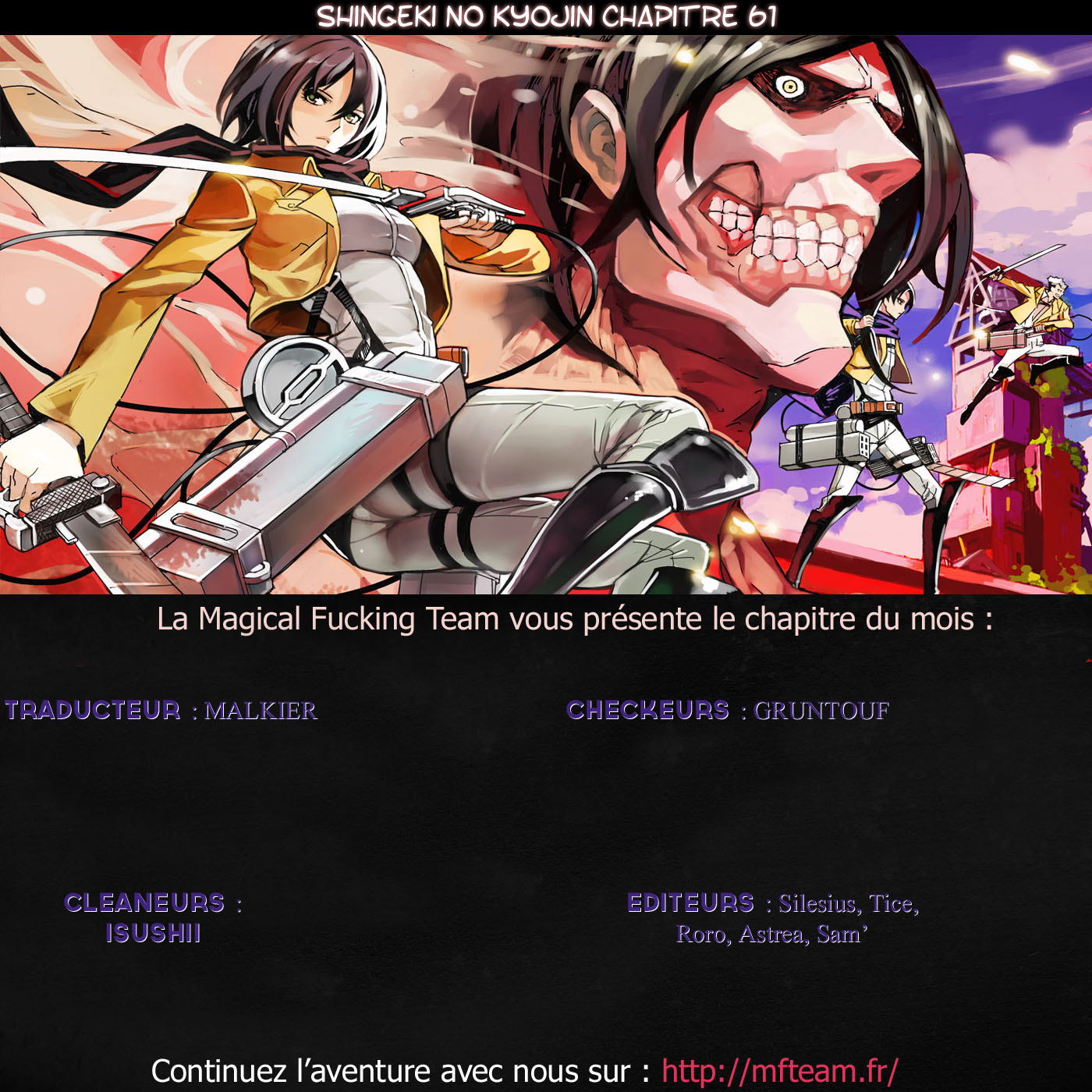 Lecture en ligne Shingeki No Kyojin 61 page 1