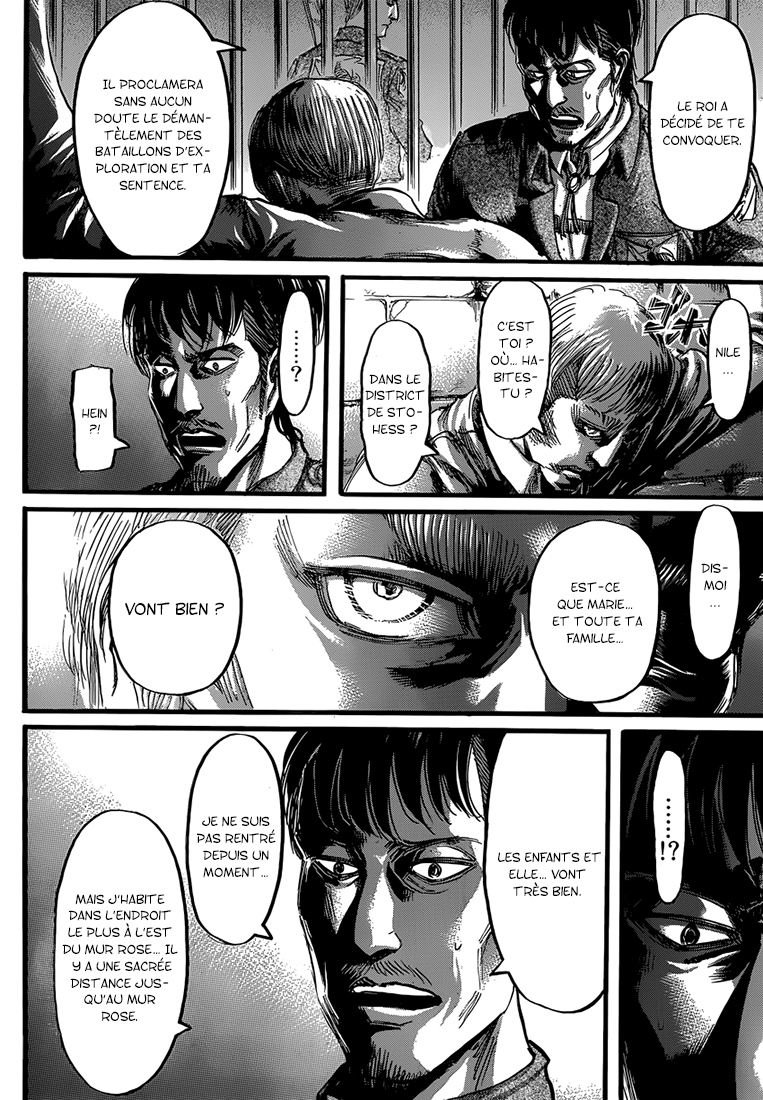 Lecture en ligne Shingeki No Kyojin 61 page 22