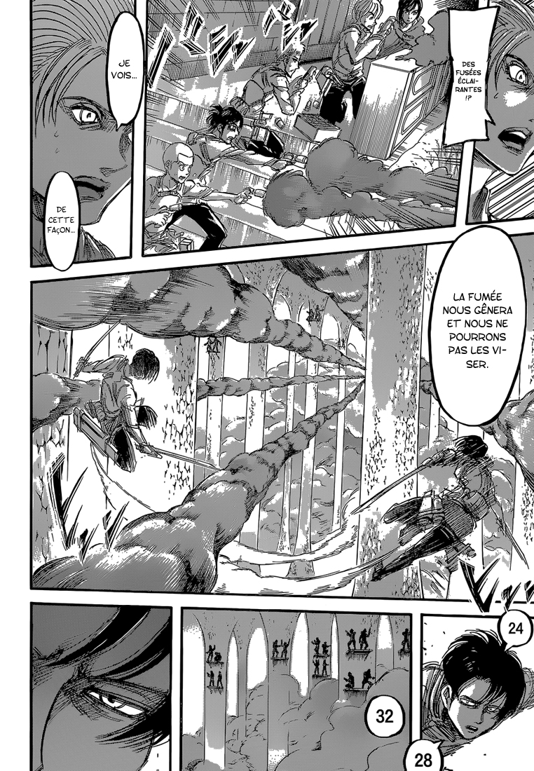 Lecture en ligne Shingeki No Kyojin 64 page 15