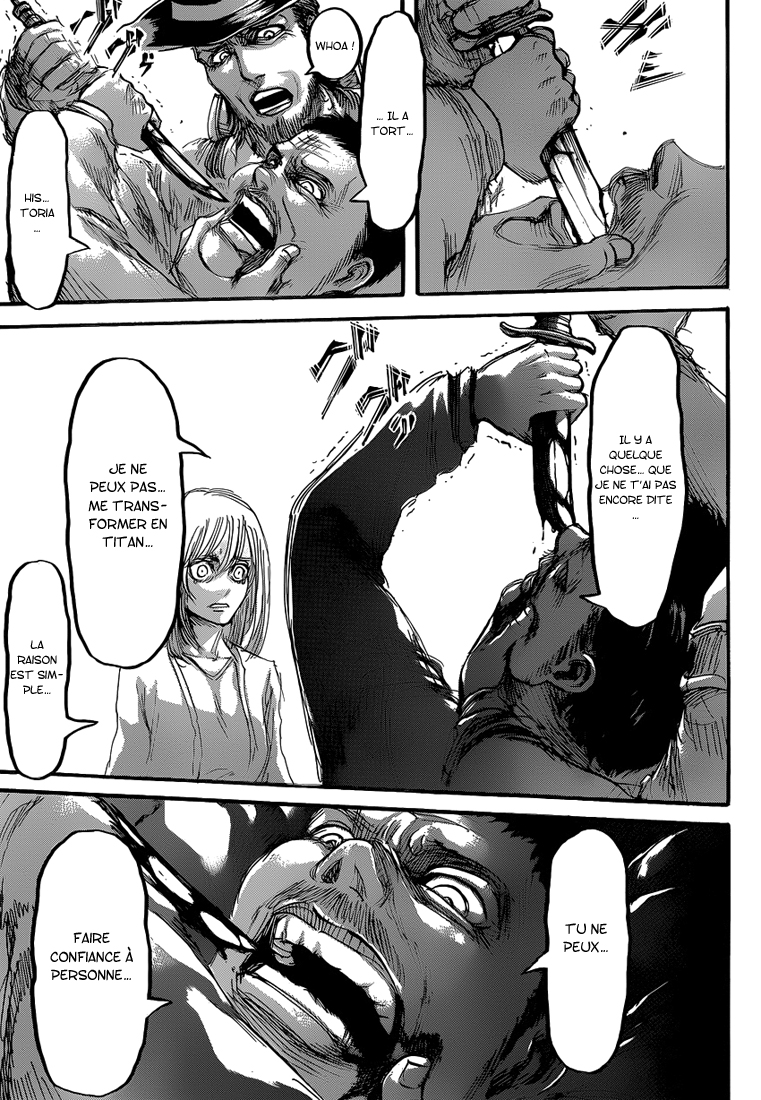 Lecture en ligne Shingeki No Kyojin 65 page 22