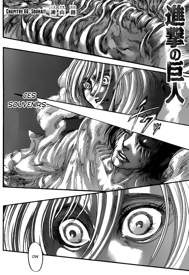 Lecture en ligne Shingeki No Kyojin 66 page 2
