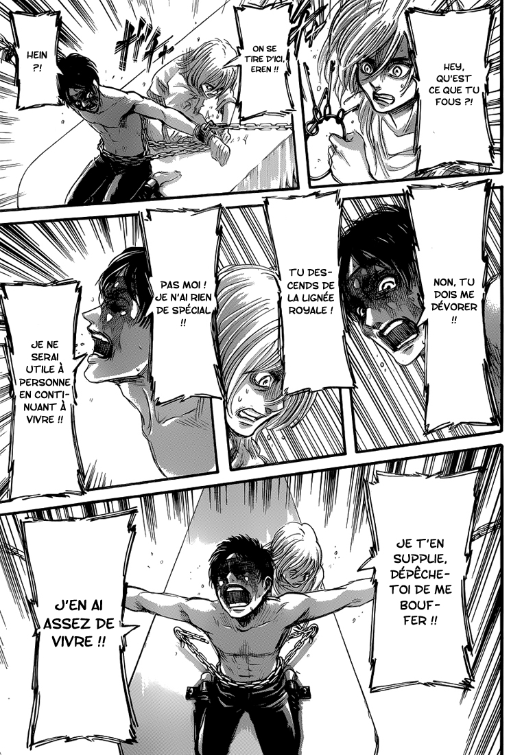 Lecture en ligne Shingeki No Kyojin 66 page 21