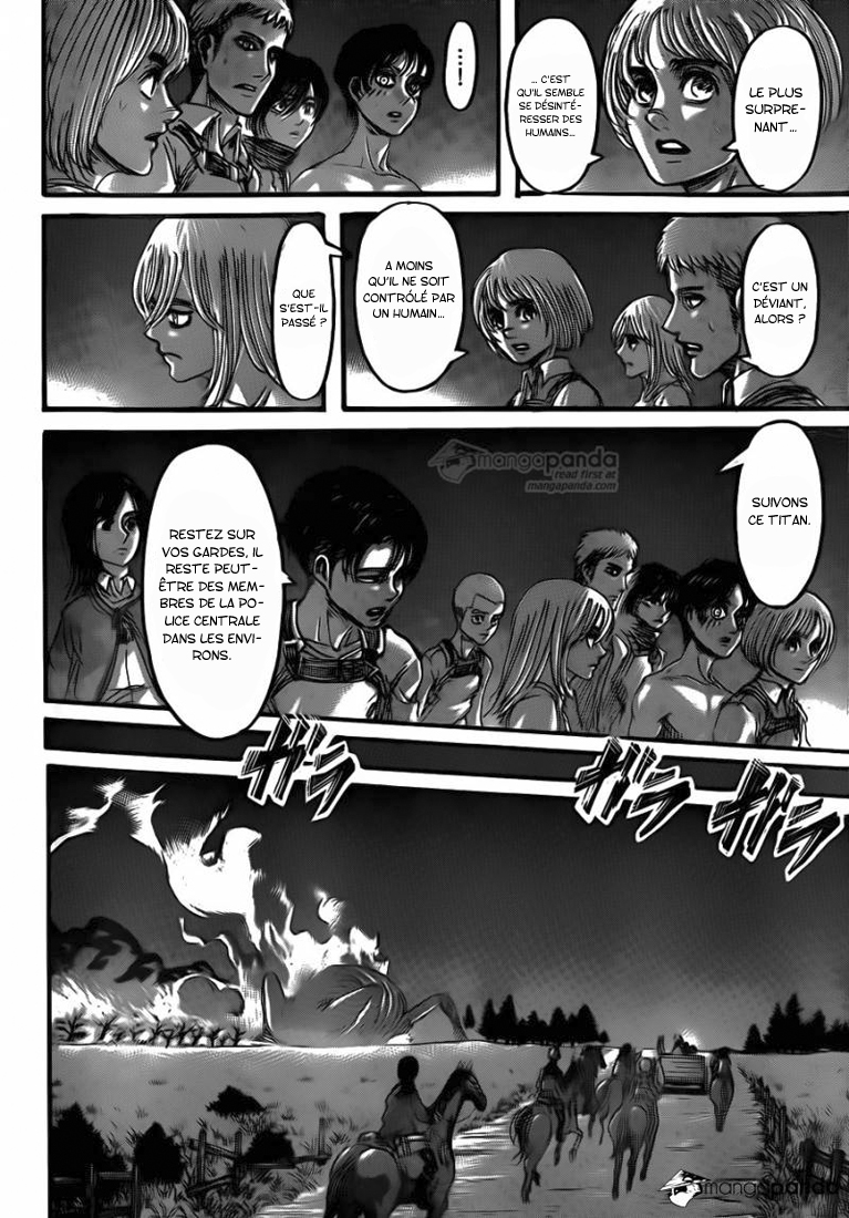 Lecture en ligne Shingeki No Kyojin 67 page 14