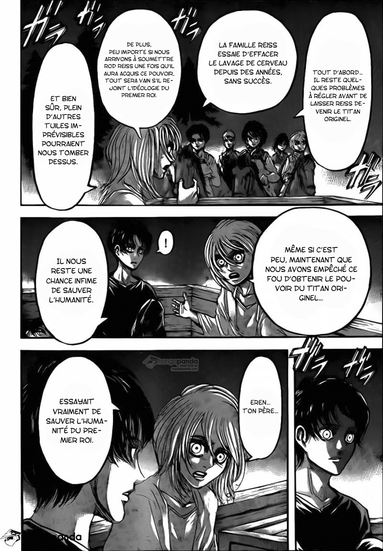 Lecture en ligne Shingeki No Kyojin 67 page 18