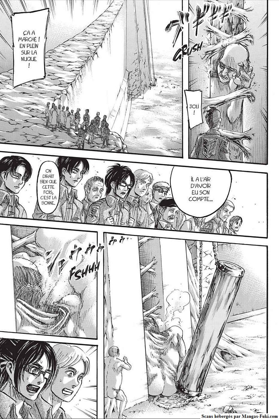 Lecture en ligne Shingeki No Kyojin 70 page 15