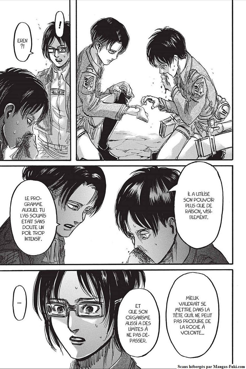 Lecture en ligne Shingeki No Kyojin 70 page 17