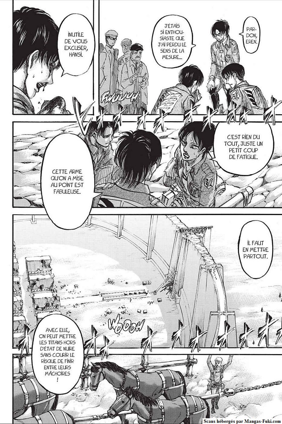 Lecture en ligne Shingeki No Kyojin 70 page 18