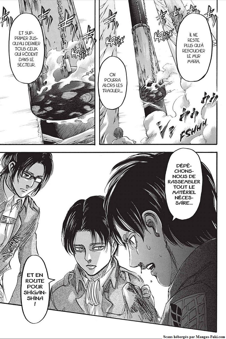 Lecture en ligne Shingeki No Kyojin 70 page 19