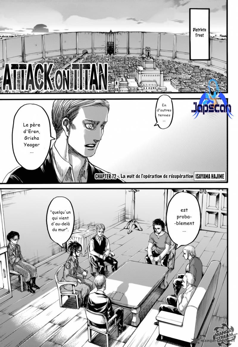 Lecture en ligne Shingeki No Kyojin 72 page 2