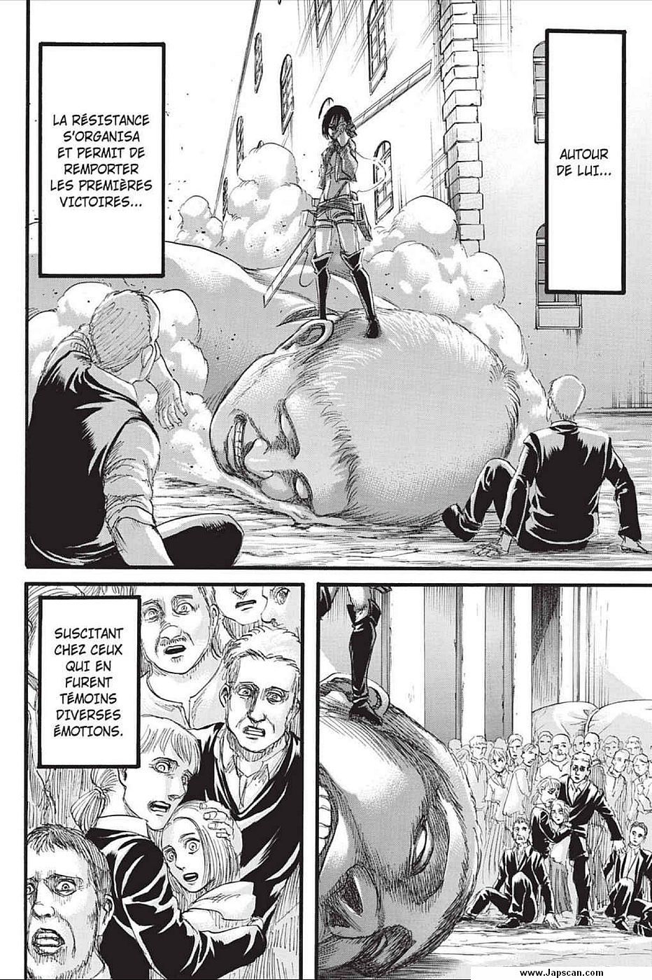 Lecture en ligne Shingeki No Kyojin 73 page 6
