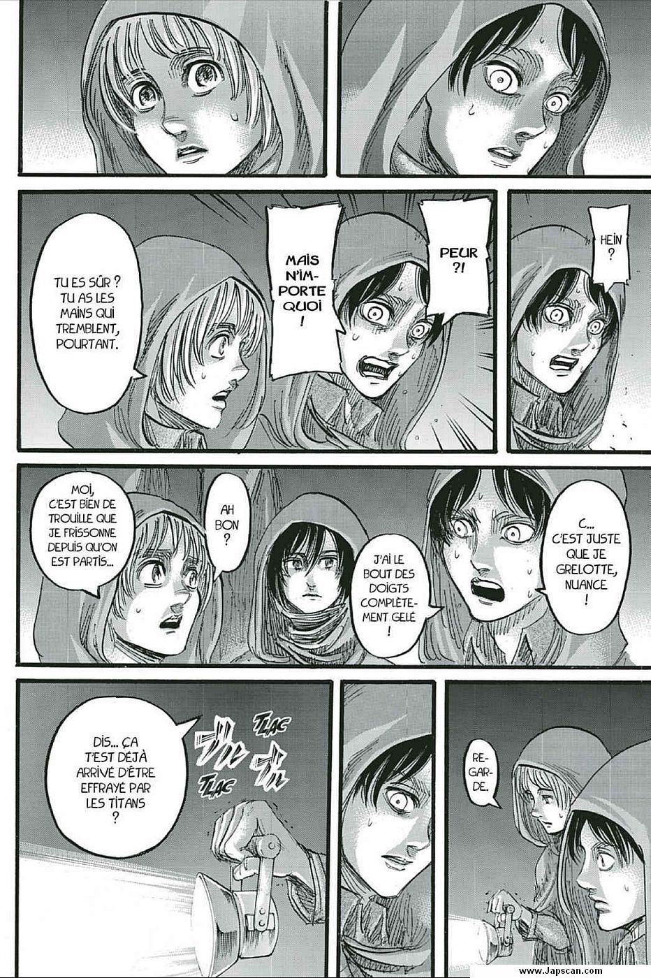 Lecture en ligne Shingeki No Kyojin 73 page 16