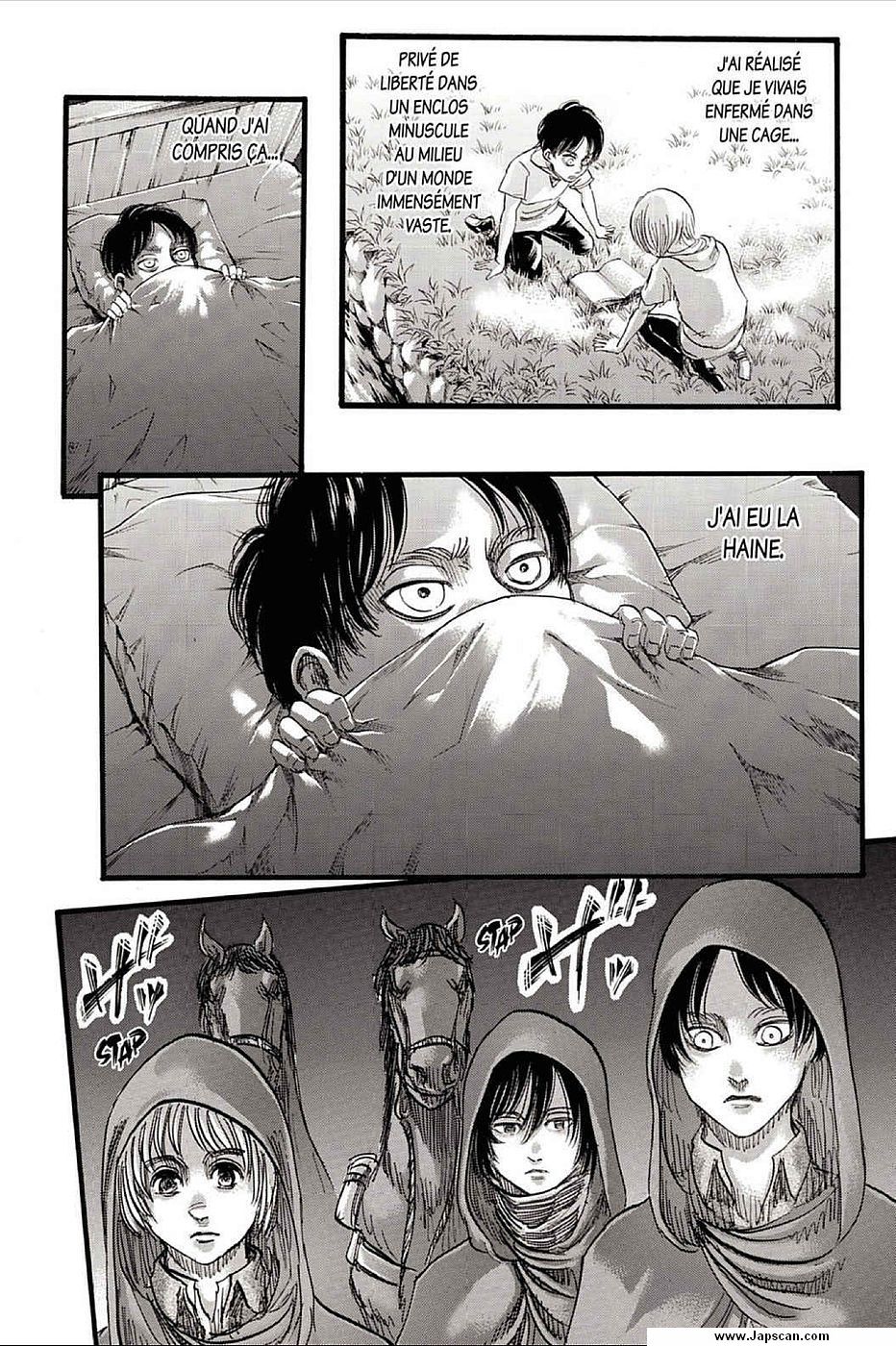 Lecture en ligne Shingeki No Kyojin 73 page 22