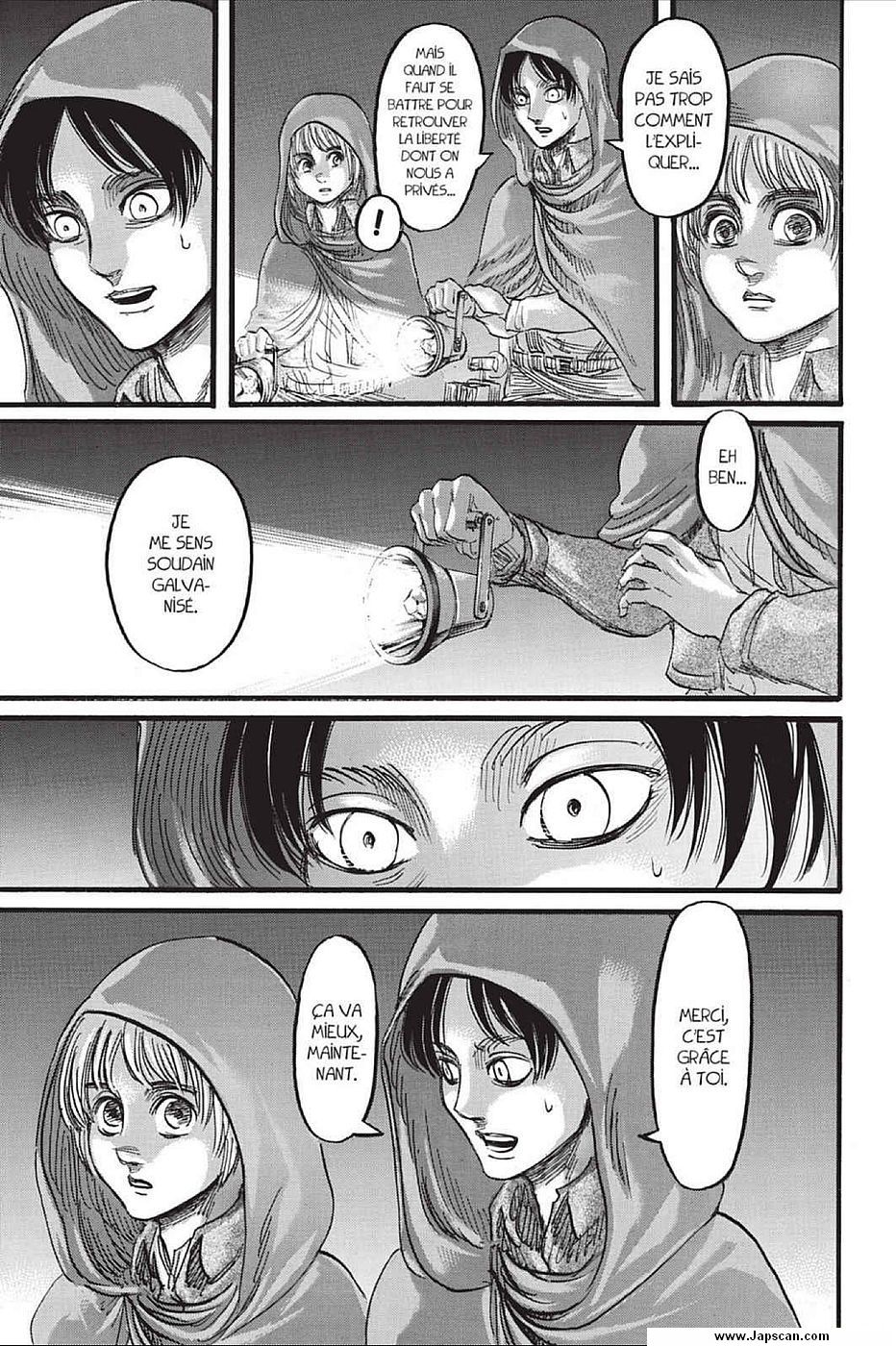 Lecture en ligne Shingeki No Kyojin 73 page 23