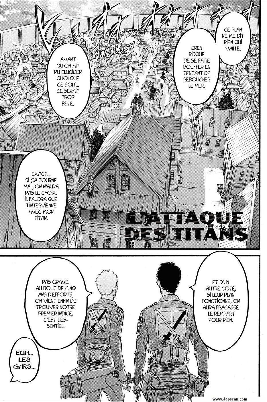 Lecture en ligne Shingeki No Kyojin 77 page 1