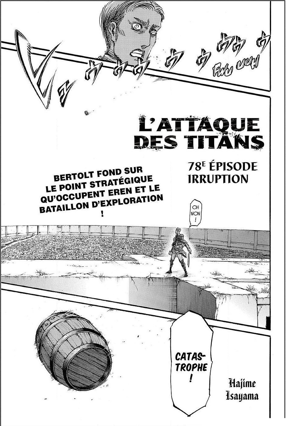 Lecture en ligne Shingeki No Kyojin 78 page 1