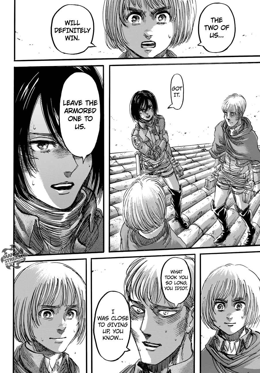 Lecture en ligne Shingeki No Kyojin 81 page 42