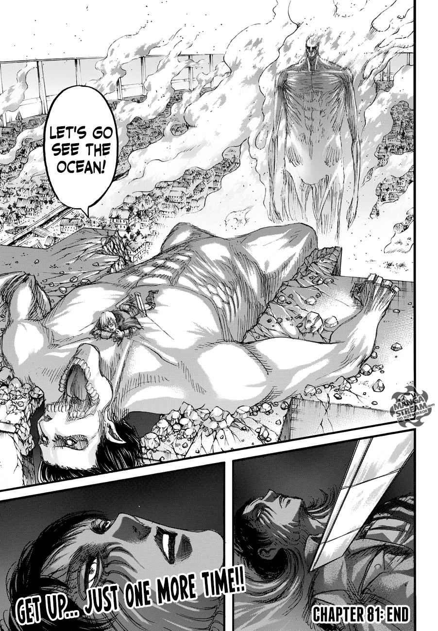 Lecture en ligne Shingeki No Kyojin 81 page 45