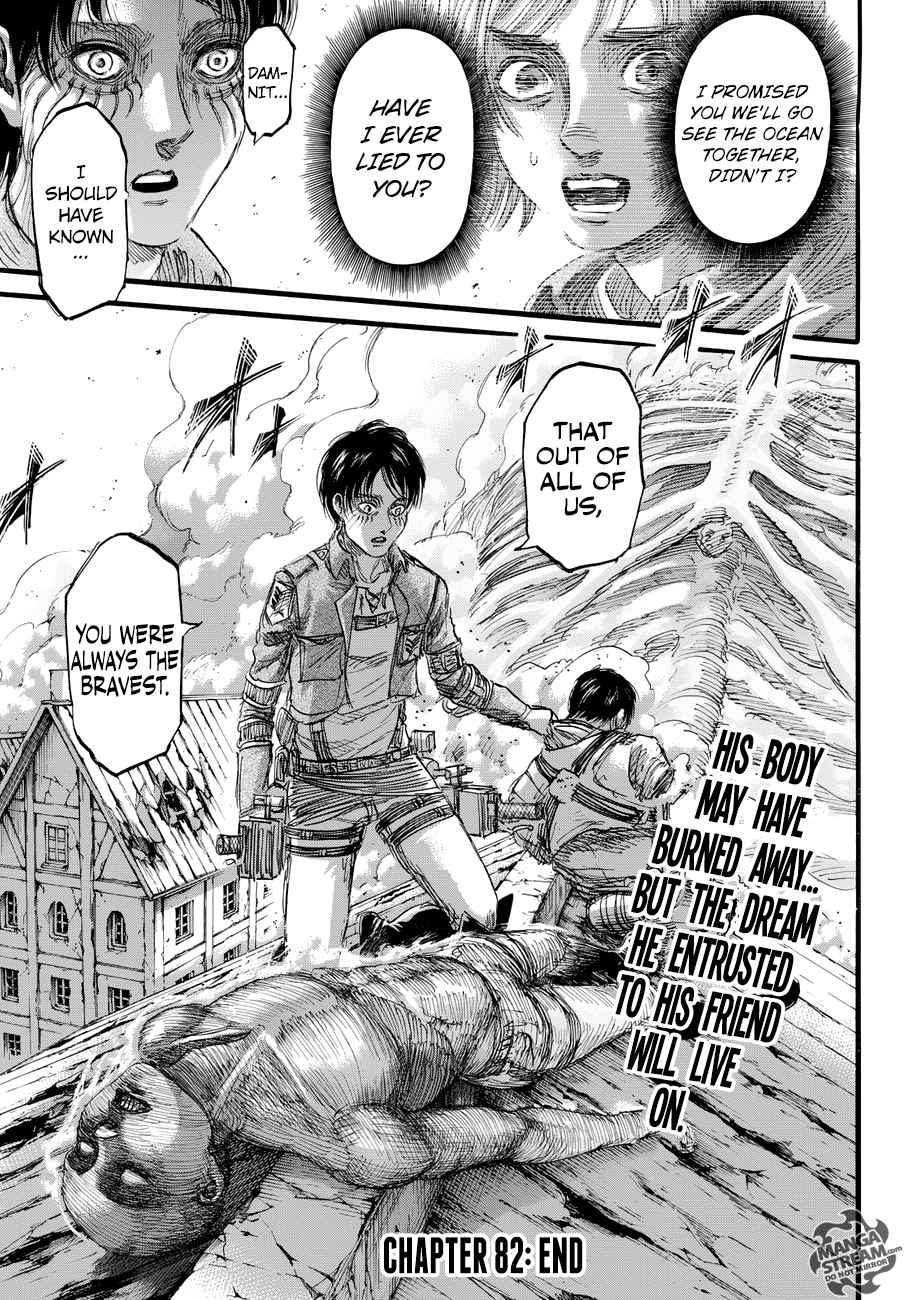 Lecture en ligne Shingeki No Kyojin 82 page 42