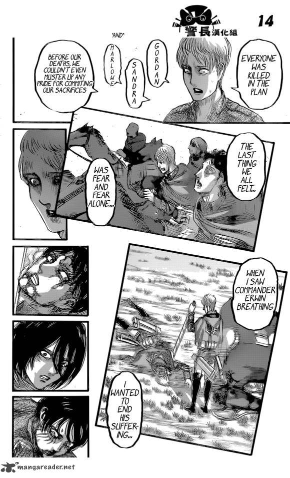 Lecture en ligne Shingeki No Kyojin 84 page 14