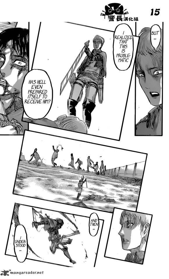 Lecture en ligne Shingeki No Kyojin 84 page 15