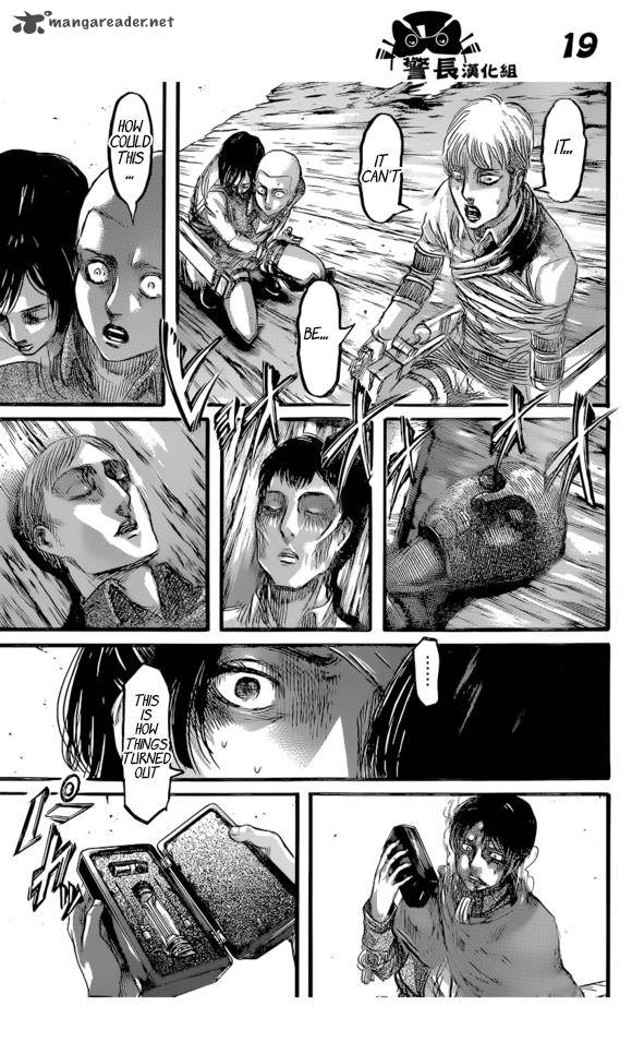 Lecture en ligne Shingeki No Kyojin 84 page 19